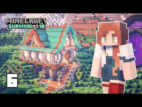 Building a Storage House | Minecraft 1.18 Let's Play - Ep. 6