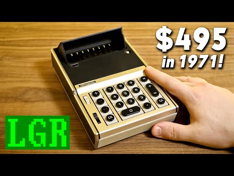 Smallest Battery-Powered Calculator in 1970: Dictaphone 1680