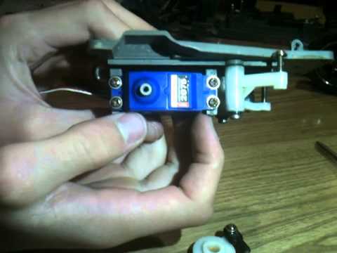 How to install a servo onto a traxxas 2wd rc