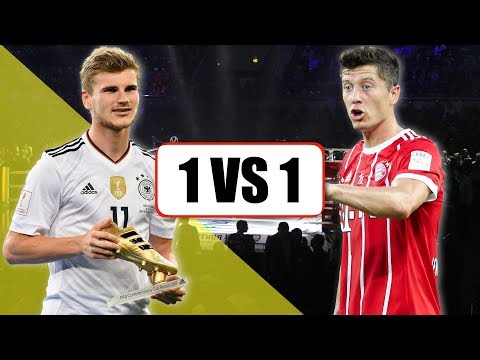 ROBERT LEWANDOWSKI VS TIMO WERNER - 1 GEGEN 1 FUSSBALL │ FOLGE 5