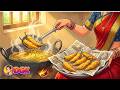 Day In Indian Village Cooking Banana With Grandma In A Ghibli Style Indian Village ASMR Fire
