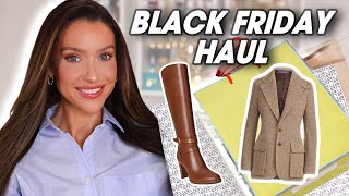 ELEGANT WARDROBE ESSENTIALS: Early Black Friday Haul & Try-On 2025