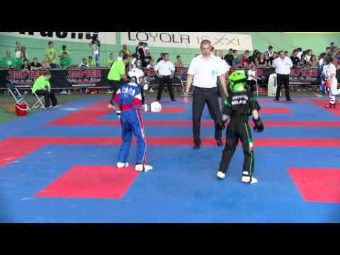 Samuel Kalyan GBR v Nathan Kelly IRL WAKO European Championships 2015