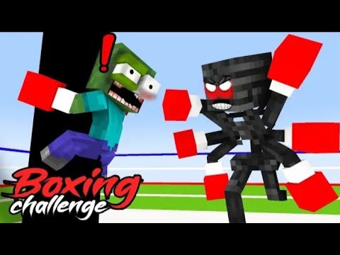 Monster school : Boxing challenge - Minecraft Animation #Samimgamer minecraft