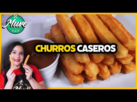 CÓMO HACER CHURROS CASEROS | CRUJIENTES, DELICIOSOS Y FÁCILES | Muve Flavors