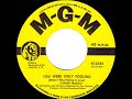 1958 Connie Francis - You Were Only Fooling (While I Was Falling In Love)