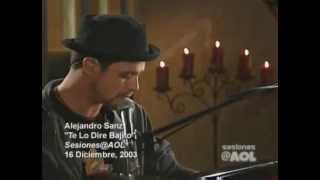 Alejandro Sanz - Lo dire Bajito unplugged