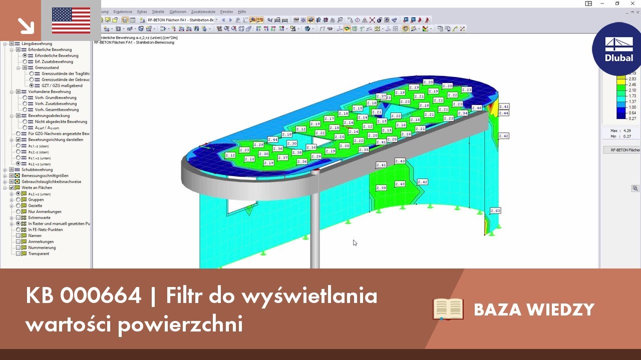 KB 000664 | Filtr do wyświetlania wartości powierzchni