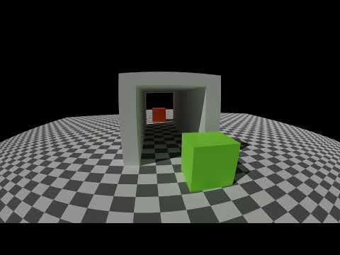 Non Euclidean Geometry (Test in Blender)