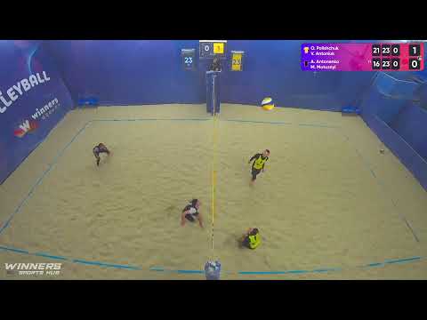 11:40 O. Polishchuk / V. Antoniuk - A. Antonenko / M. Motuznyi 02.03.2023 | Winners Beach Volleyball