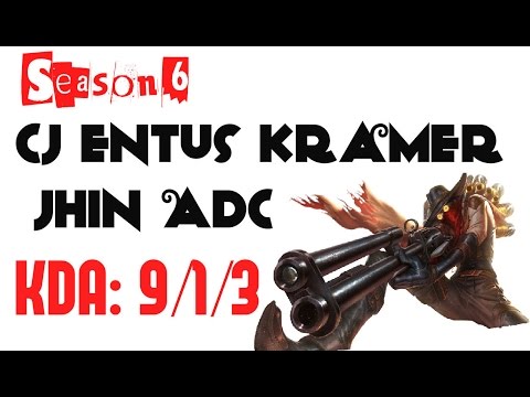 Korea Challenger LOL - CJ Entus Kramer - Jhin ADC (Feb 3, 2016)