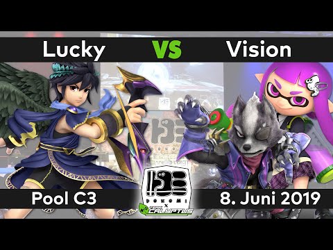 DoKomi 2019 | Lucky (Dark Pit) vs Omni Vision (Inkling, Wolf) | Pool C3