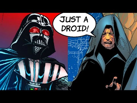 When Sidious called Darth Vader a DROID!!(Canon) - Star Wars Comics Explained