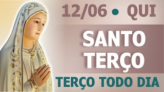 TERÇO DE HOJE 12/06/2025 - QUINTA-FEIRA - MISTÉRIOS LUMINOSOS: SANTO TERÇO MARIANO | Oração Diária