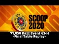 SCOOP 2020 | $1,050 Razz Event 63-H: Final Table Replay