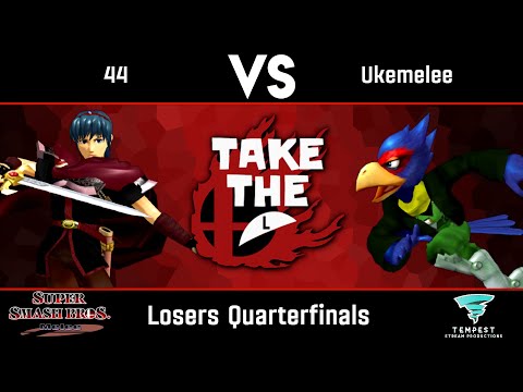 44 (Marth) vs Ukemelee (Falco) - Losers Quarterfinals - Take The L #38