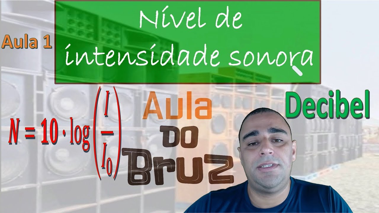 Nível de intensidade sonora  - Aula 1