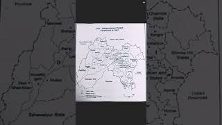 Map of Punjab before 1947.