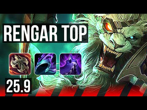RENGAR vs SHEN (TOP) | KR Master | 25.9