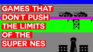 Games That Don't Push The Limits of the Super NES (For Interesting Reasons)