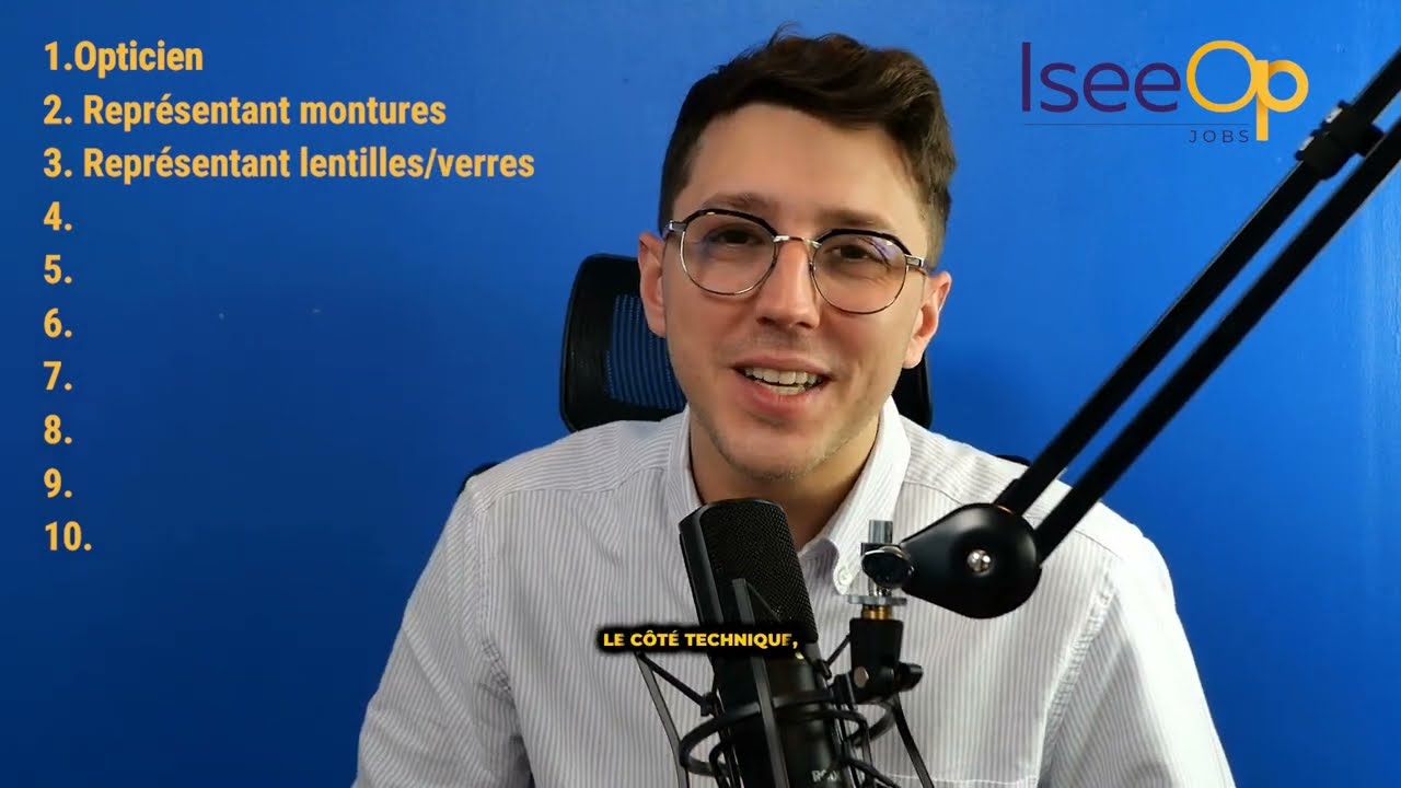 Le TOP 10 des métiers que tu peux faire avec un BTS Opticien-Lunetier
