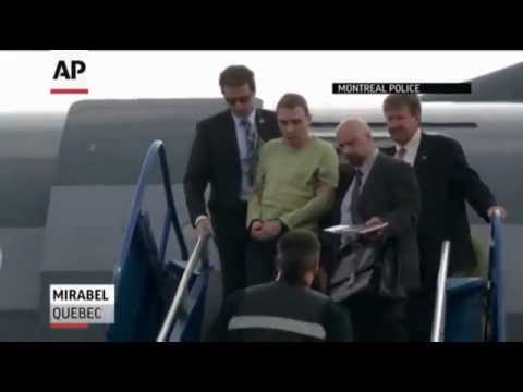 Luka Magnotta Arrives Home To Face Justice 6_19_2012