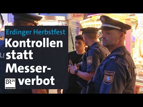 Erdinger Herbstfest: Kontrollen statt Messerverbot | BR24