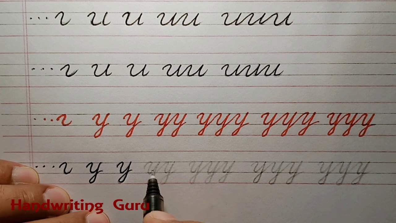 Cursive writing worksheets | Writing cursive on worksheets  for beginner | Worksheets - 2