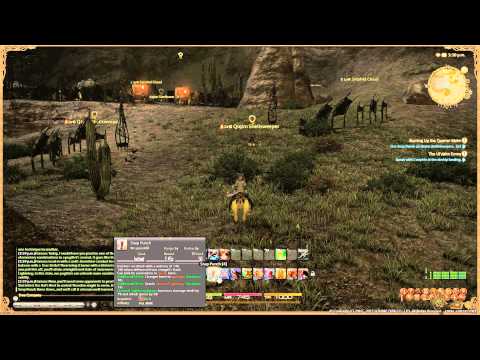 Final Fantasy XIV  A Realm Reborn - Pugilist Lv10 Quest - Burning Up the Quarter Malm