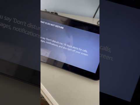 Amazon echo do not disturb ￼
