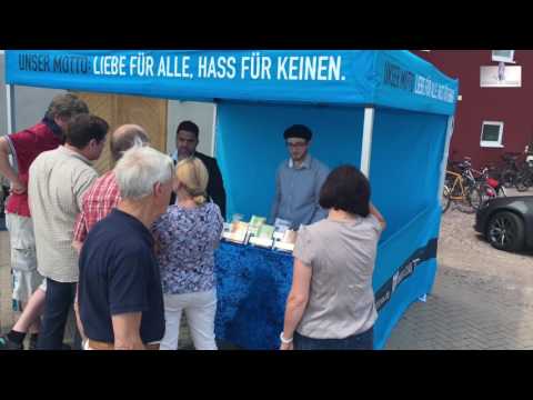 700 Besucher in Erfurt auf Ahmadiyya Info Veranstaltung