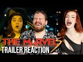 The Marvels First Official Trailer Reaction! | MCU | Brie Larson, Iman Vellani, & Teyonah Parris