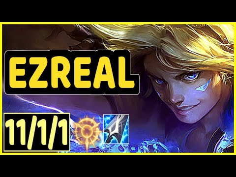 EZREAL VS APHELIOS - 11/1/1 KDA ADC GAMEPLAY