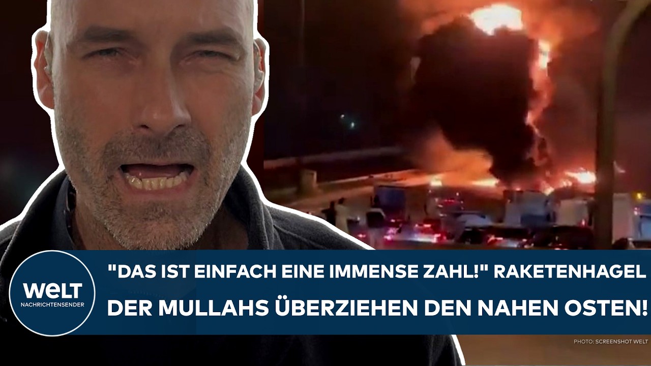 IRAN: "Das ist einfach eine immense Zahl!" Raketenhagel der Mullahs überziehen den Nahen Osten!