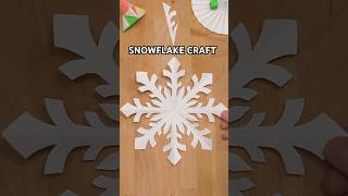 DIY CAPTIVATING SNOWFLAKE CRAFT | EASY PAPER SNOWFLAKE STEP BY STEP