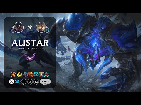 Alistar Support vs Rell - KR Master Patch 13.12