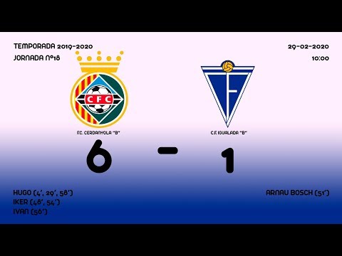 Resum F.C. Cerdanyola "B" - C.F. Igualada "B"