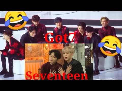 200105 Got7 react to Seventeen in Gda 2020