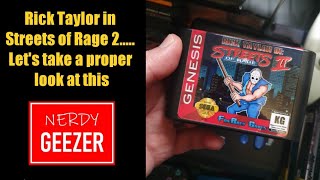 Rick Taylor in Streets of Rage 2..... Let's take a proper look at this