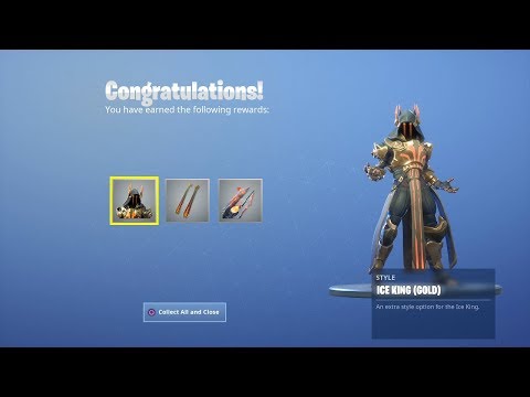 UNLOCKING *GOLD* “ICE KING” SKIN with a DUO SQUAD WIN! “POWDER” SKIN GAMEPLAY Showcase (Fortnite) Video