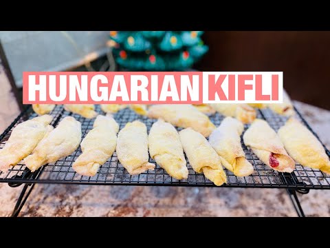 HUNGARIAN KIFLI | PASTRY COOKIE RECIPE