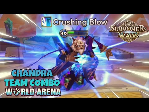 Chandra Team Combo in World Arena Ep. 6 - Summoners War