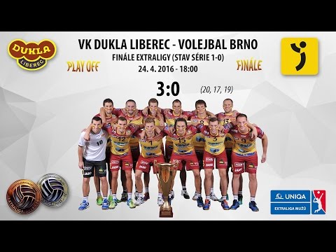 SESTŘIH 1. finále PlayOff: VK Dukla Liberec - Volejbal Brno