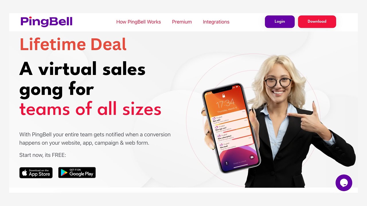 PingBell Review | PingBell Lifetime Deal - Sales & Conversion Notifications For Teams