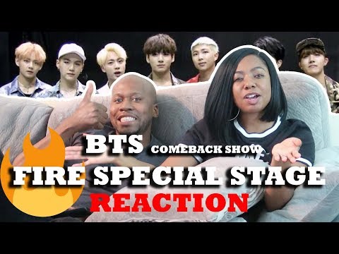 AMERICANS REACT [BANGTAN BOMB] ​'​Fire' Special Stage (BTS focus) @​BTS COMEBACK SHOW - BTS (방탄소년단)