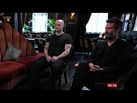 Keanu Reeves, China Mieville ('The Book of Elsewhere' Novel Writers) On BBC Breakfast [23.07.2024]