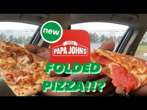 Reviewing the NEW Papa Johns Papadia aka the folded...