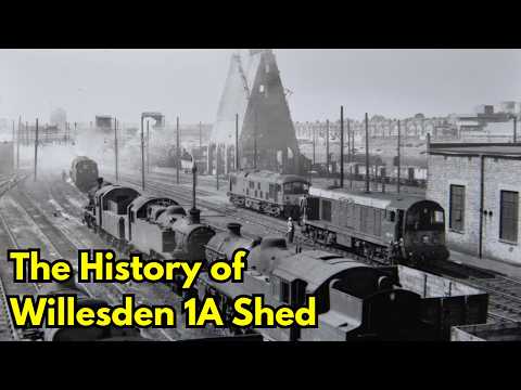 The History of the Lost Willesden 1A Locomotive Shed #locomotive #fyp #london #Willesden #shed