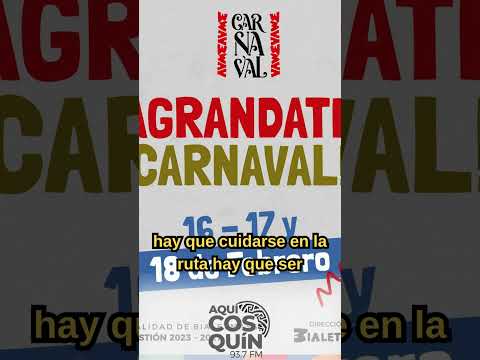 AGRANDATE CARNAVAL 2026. EDUARDO REYNA, INTENDENTE DE LA MUNICIPALIDAD DE BIALET MASSE. #cosquin