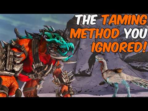 The Easiest Way To Get 100% Taming Effectiveness on an Ossidon on Lost Colony ARK Survival Ascended